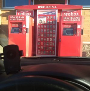 Crossdresser overcoming fear at Redbox
