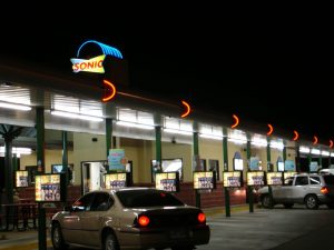 Sonic Drive-In at Night