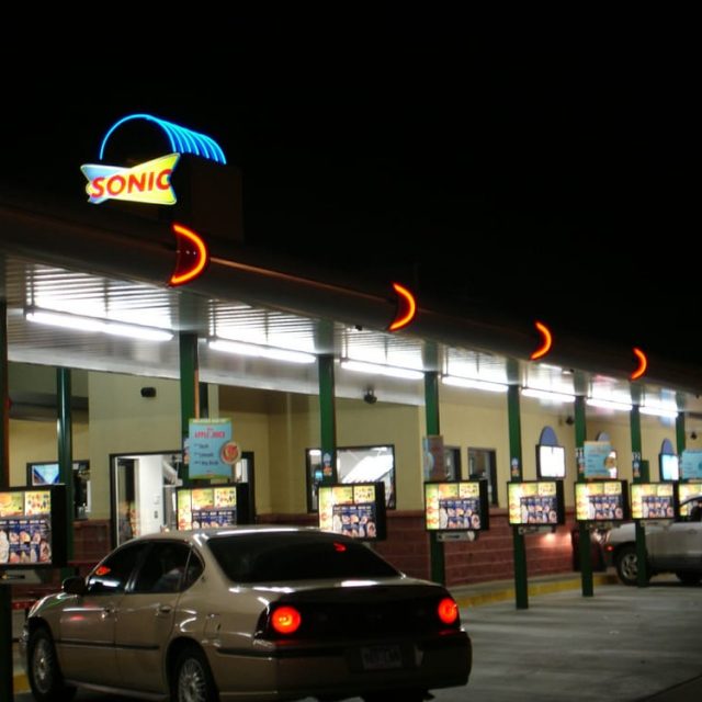 Sonic Drive-In at Night